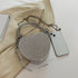 Evening Bag for Women, Silver Clutch Purse Heart Shaped Purse Crossbody Bag Shoulder Handbag Rhinestone Purse...