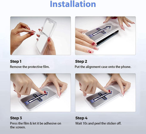 LK 3 Pack iPhone 13 Screen Protector with 3 Pack Camera Lens Protector, Easy Install, HD Clarity, Touch Sensitive, 9H Hardness Tempered Glass for ...