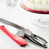 Cake Knife and Server Set, Cake Cutter and Pie Spatula, Cake Server and Knife Set of 2 with Non-Slip Swirl Grip, Cake Cutting Set for Wedding Cake...