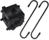 Car Cube Brake Caliper Compression Tool with 2PCS Brake Caliper Hangers,Stainless Steel Brake Caliper Tool Fits 3/8" Square Driver,Universal Car R...