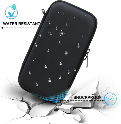 BOVKE Carrying Case for Polaroid Hi-Print 2nd Generation Bluetooth Connected 2x3 Pocket Photo Dye-Sub Printer, Mesh Pocket for Polaroid Hi-Print P...