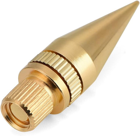 Zerone Speaker Spike Pad Kit, 8 Pairs 6 x 36mm Copper Speaker Spike Isolation Stand with Base Pad Feet Mat for for Speaker, Amplifier, CD DVD Play...