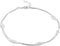 Beaux Bijoux Sterling Silver 9" + 1" Extension Multiple Leaf Double Strand Anklet...