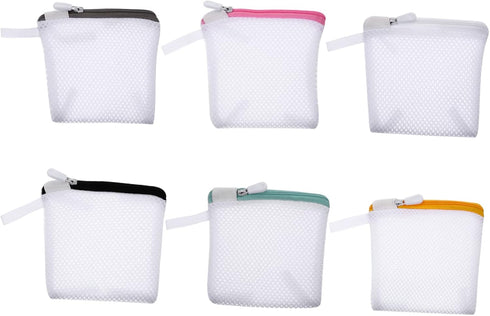 Zerodeko 6pcs Laundry Bag Underwear Washing Machine Travel Wash Bag Travel Set Mesh Washing Bags Fine Mesh Wash Bag Bras Laundry Bags Sandwich Mes...