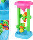 Alipis Sand Wheel Beach Toy, Beach Sand Water Wheel Beach Hourglass Toy Water Sifting Funnel Outdoor Tool Kit for Summer Beach...