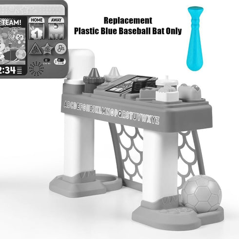 Replacement Part for Fisher-Price 4-in-1 Game Experience Playset - HFT70 ~ Replacement Plastic Blue Baseball Bat...