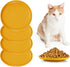 4 Pcs Whisker Fatigue Relief Cat Bowl Shallow Cat Food Dish 6 Inch Cat Wet Feeding Bowls Wide and Short Legged Cat and Small Pet Plate for Kittens...