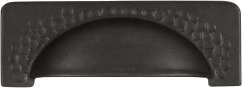 Hickory Hardware 1 Pack Solid Core Kitchen Cabinet Pulls, Luxury Cabinet Handles, Hardware for Doors & Drawers, 3-3/4 Inch (96mm) Hole Center, Bla...