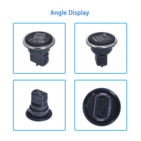 labwork Keyless Go Push to Start Stop Engine Dash Ignition Button Switch 1FU931X9AC 1FU931X9AB Replacement for Grand Cherokee...