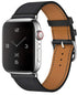 Leather Band Compatible with iWatch 42mm/44mm/45mm Genuine Leather Strap Bands Replacement for iWatch Series 1-8 Ultra 42/44/45/49 mm Bracelet Loo...