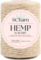 for Hemp Scrubbies 383 Yards (350meters) 7.05oz(200gr) Biodegradable Scrubby Yarn for Washing Dish and Bathroom Eco Friendly Zero Waste Crochet an...
