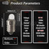 Ruiandsion 4pcs E10 LED Bulbs 3V 6000K White LED Bulbs for Torchlight Flashlight Torch Light,Negative Earth...
