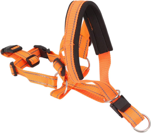 Dog Head Collar Dog Head Halter Collars Headcollars with Safety Strap, Pet Headcollar Stops Pets from Pulling for Outdoor Walk (L)...