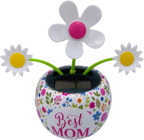 Pink Solar Dancer Flower, Solar Powered Dancing Car Dashboard Decor, Solar Dancing Flower, Solar Dancing, Car Swinging Dancing Ornamental, Car Win...