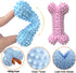 Puppy Toys for Teething, Dog Chew Toys for Small & Medium Breeds, Soothe Teething Pain, Lessens Anxiety, Durable, All-Natural Rubber and Cotton, 4...