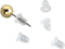 Clear Bullet Earring Backs...