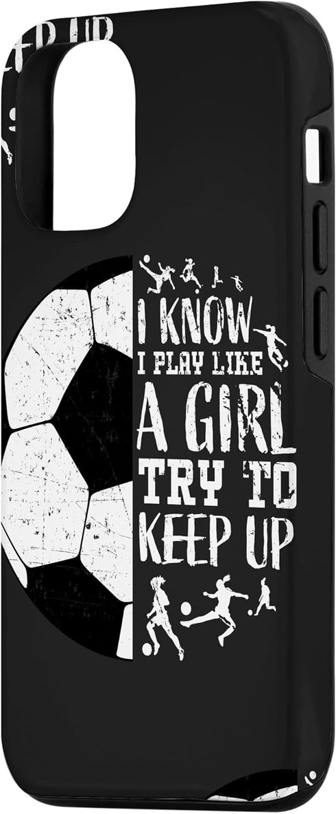 iPhone 13 Cute Soccer Phone Cases Funny Soccer Gifts For Teen Girls Case...