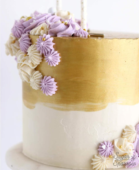 Luster Dust - Gold Pearl (4g 1x Jar) | Edible Vegan Dust & Paint for Cake Decorating, Ice Cream, Desserts, Cocktails and Beverages by Bakell...