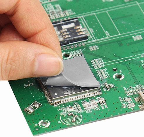 3 Pack Thermal Pad,100x100mm 0.5mm 1mm 1.5mm Highly Efficient Thermal Conductivity 12.8W/mK,Heat Resistant Silicone Grease Thermal Pads for Laptop...