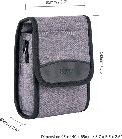 Kiorafoto Compact Camera Pouch Case for Sony ZV-1II ZV-1F ZV1 RX100VII RX100VI RX100VA RX100V RX100IV III II Canon G7XIII II G9XII Olympus TG-7 TG...
