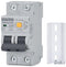 Ground Fault Circuit Breaker, 10 Amp 120V AC DIN Rail Mount Residual Current Circuit Breaker, Thermal-Magnetic Trip, Earth-leakage Protection Circ...