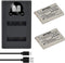 Batmax 2Pcs EN-EL5 Battery + Quick LED Charger for Nikon Coolpix P5000, P5100, P6000, S10 CoolPix 3700, 4200, 5200, 5900, 7900, P3, P4, P80, P90, ...
