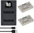 Batmax 2Pcs EN-EL5 Battery + Quick LED Charger for Nikon Coolpix P5000, P5100, P6000, S10 CoolPix 3700, 4200, 5200, 5900, 7900, P3, P4, P80, P90, ...