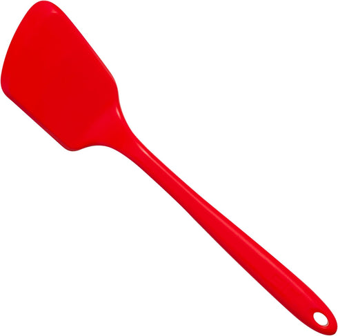 GIR: Get It Right Cooking Spatula Turner - 13-Inch Red Rubber Spatula - Seamless Silicone Nonstick Flipper - Heat-Resistant Cooking Utensil...