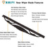 Rear Windshield Wiper Arm Blade 95915136 for Chevy Trax 2015-2020, for Buick Encore 2013-2020 Back Windshield Wiper Assembly...