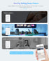 Smart Wifi Switch, Wireless Smartphone Remote Control Wall Light Switch, Compatible with Alexa Google Home IFTTT Android IOS from Anywhere Timing ...