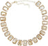 Crystal Rhinestone Gemstone Choker Collar Necklace for Women Sparkly Colorful Emerald Neck Chain Statement Necklace...