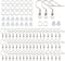 100PCS/50Pairs 925 Sterling Silver Earring Hooks,Ear Wires Fish Hooks,300pcs Hypoallergenic Earring Making kit with Jump Rings and Clear Rubber Ea...