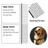 3 Pcs Dog Comb Pet Cat Grooming Combs for Matted Shedding or Knotted Hair, Stainless Steel, Medium Coarse, TuNan Metal Anti Knot Hair Combs for Sm...