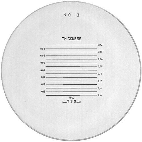 PEAK TSPS03-10 Loupe Precision Thickness Reticle, 10X Magnification, 35mm Diameter, No 3...