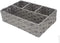 Toilet Paper Basket for Tank Topper,Woven Storage Box Cube Basket Bin Container, Shelf Cabinet(Grey 1pc) (14.17''L x 9.44''W x 3.93''H)...