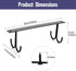 Coffee Cup Holder-Mug Hooks Holder for Cabinet,Cup Organizer for Kitchen Cabinets and Storage Handing Coffee Cup Mug Rack for Kitchen Cabinet Orga...