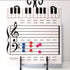 Magnetic Dry Erase Board Notes Reading Board Small Dry Erase Whiteboard for Music Class Classroom Music Teacher Piano...