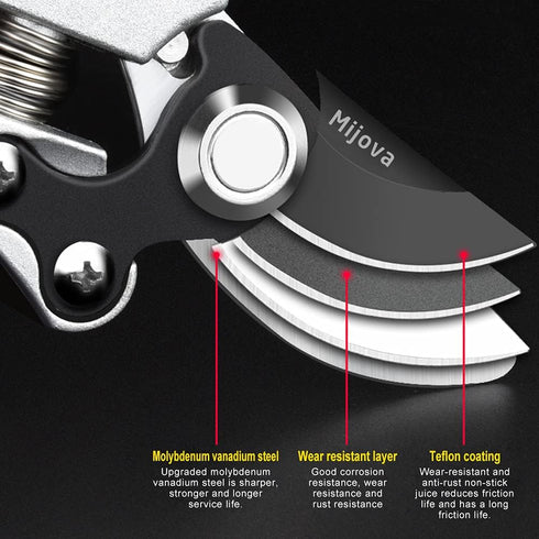 Garden Pruners, Heavy Duty Garden Clippers,Pruning Shears with Adjustable Thumb Lock,Hand Gardening Tools Pruners,Stainless Steel Sharp Gardening ...