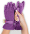 Dig It Handwear - Women's Nail and Fingertip Protector Gardening Gloves - XL - Purple...