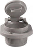 ATIE Pool Free Rotation Snap-Lock Vacuum Vac Lock Safety Wall Fitting W400BLGP for Most Zodiac, Hayward, Pentair Suction Pool Cleaners (Light Gray...