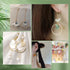 1 Box 5 Styles 100pcs Gold Earring Beading Hoops Round Circle Beading Hoop Brass Linking Earrings Beading Hoop Findings for Jewelry Making Supplie...