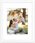 Golden State Art, 11x14 Picture Frame White - Solid Wood Picture Frame with Real Glass - Display Photos 8x10 with Mat or 11x14 Without Mat - Wall ...