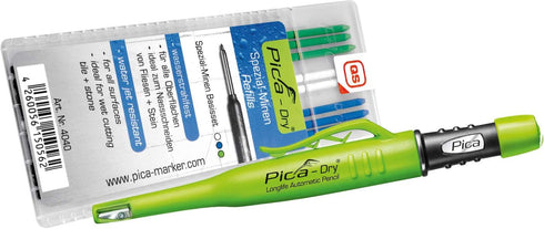 Pica Dry Automatic Pen + Green White Blue Refills 3 Blue, 2 White, 3 Green...