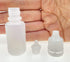 50PCS Empty Refillable Squeezable Plastic Dropper Bottle Eye Liquid Dropper Container Jar Vial Holder with Screw Caps and Plugs for Cosmetic Essen...