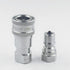 LSQ 1/4'' NPT Kubota 7J612-66323 K2581-66220 Replacement Quick Disconnect Hydraulic Quick Connect Couplers/Coupling Set w/Dust Caps...