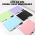 AGM Small White Board Dry Erase, Double Sided Folding Whiteboards with Pen, Mini Portable Dry Erase Board for Study, Meeting, Doodling, Planning...