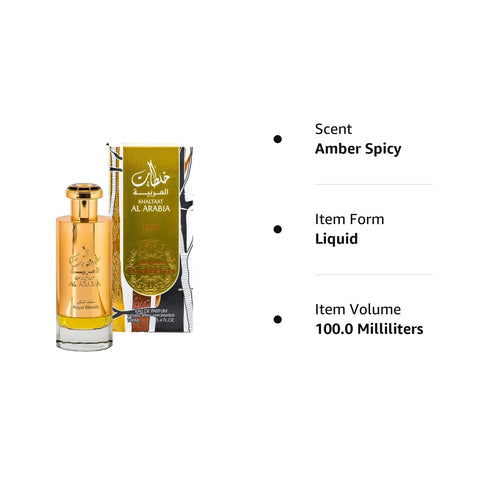 Lattafa Prestige Khaltat Al Arabia for Unisex Eau de Parfum Spray, 3.4 Ounce...