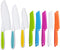 8 Pieces Kids Kitchen Knife Set Plastic Knife - Kids Chef Nylon Knives Children's Safe Cooking for Fruit, Bread, Cake, Salad, Lettuce Knife...