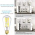 Leools Dimmable Edison LED Bulb 10W,Equivalent 100Watt, Antique Style ST64 LED Filament Bulbs,Neutral White 4000K, 1200LM, E26 Base Lamp for Resta...