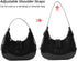 Didida Y2K Moon Bag Women's Crescent Shoulder Bag Retro Handbags Top Handle Patent Leather Cute Small Underarm Bag...